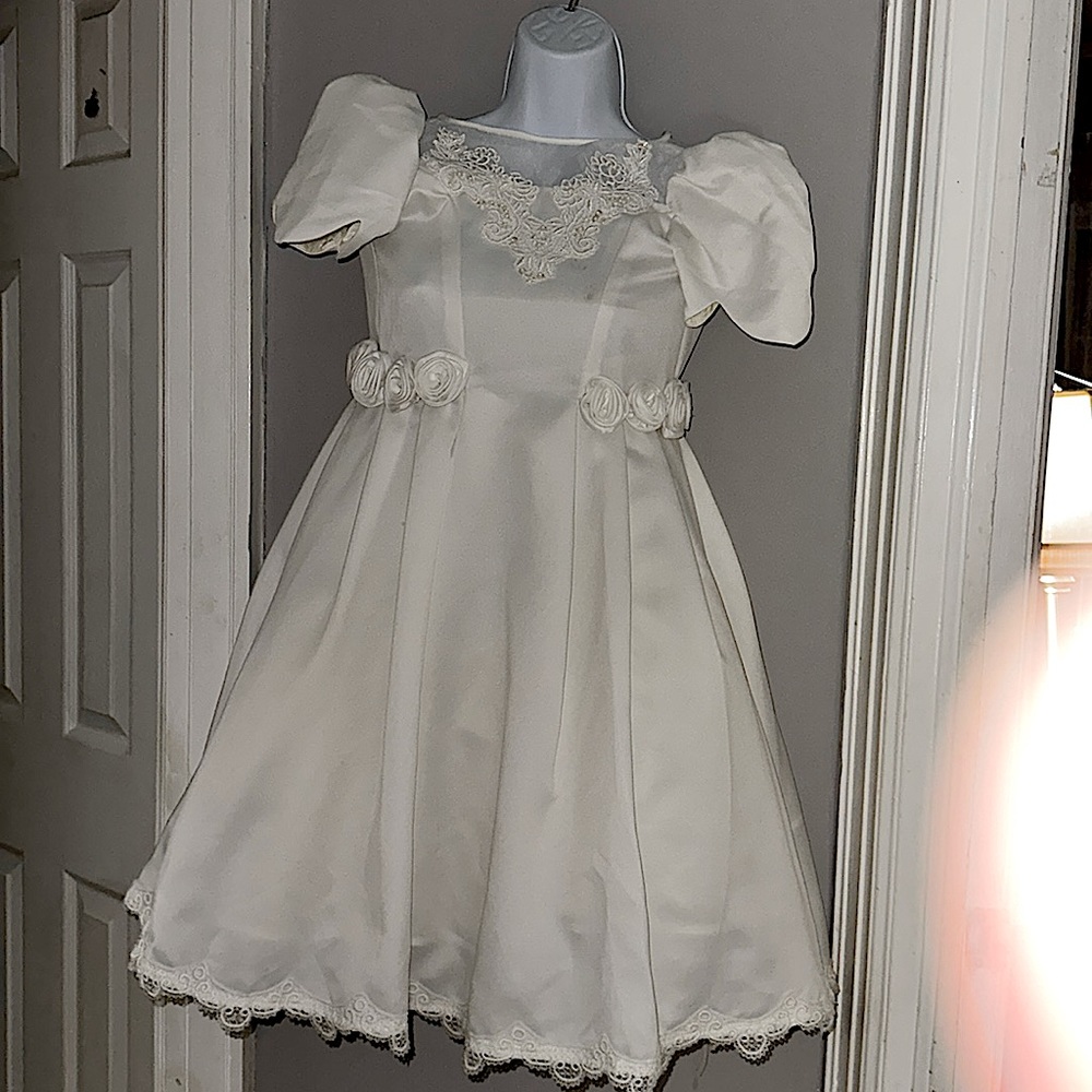 Vintage Nicole Dorissa communion tea length gown